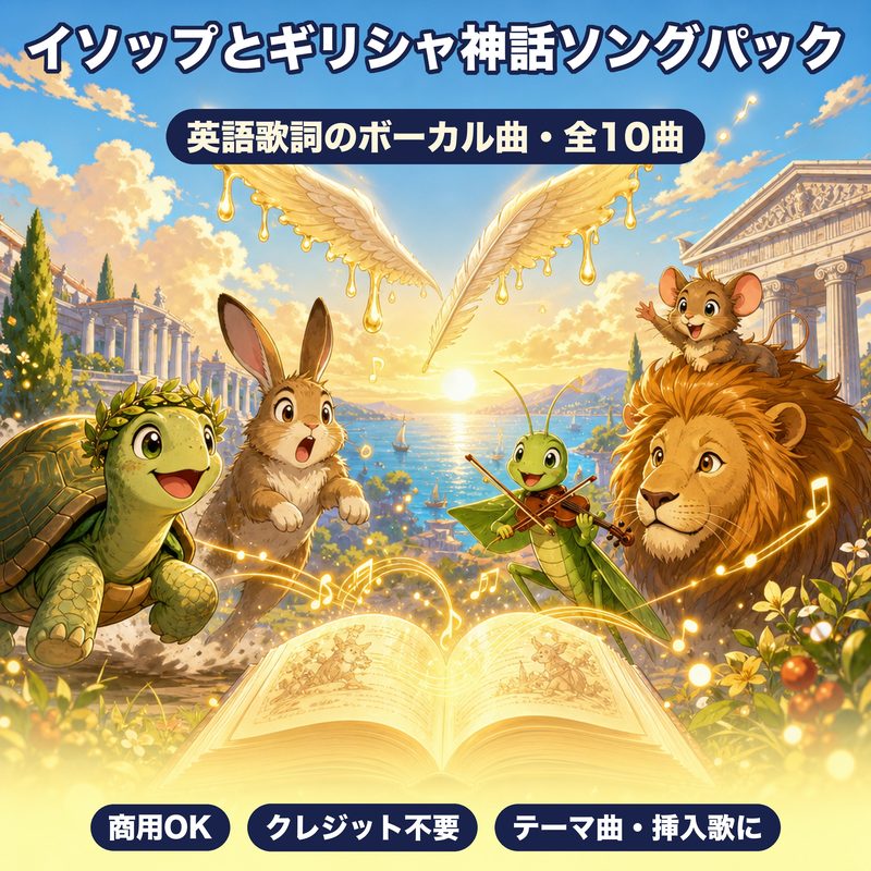 イソップとギリシャ神話ソングパックのジャケット