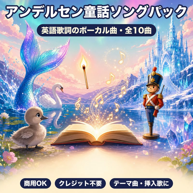 アンデルセン童話ソングパックのジャケット