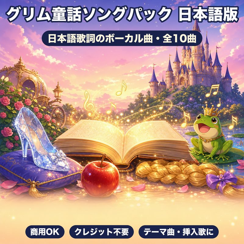 グリム童話ソングパック日本語版のジャケット