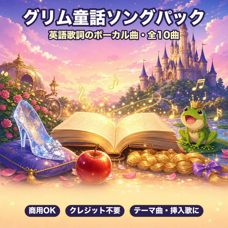 グリム童話ソングパックのジャケット